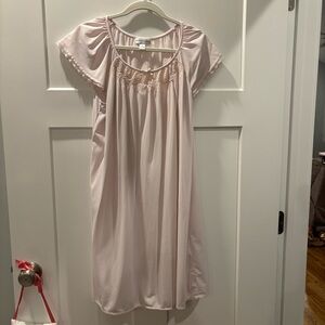 Miss Elaine Embroidered Tricot Nightgown
